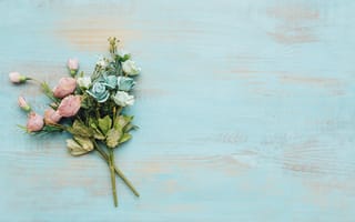 Картинка цветы, wood, бутоны, roses, colorful, розы, flowers