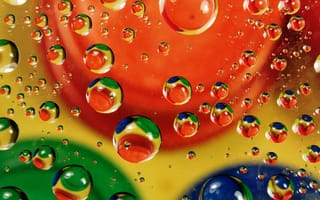 Картинка цвет, вода, пузырьки, масло, воздух, пятно