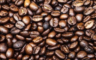 Картинка coffee, pattern, coffee beans, whole