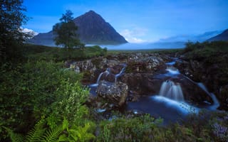 Картинка First Light, Шотландия, Scotland, Buachaille Etive Mor, гора
