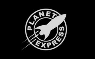 Картинка logo, planet express, futurama
