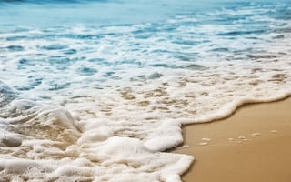 Картинка песок, море, blue, sand, summer, волны, пляж, beach, sea, wave, лето