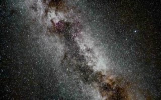 Картинка Млечный путь, звезды, ночь, небо, космос