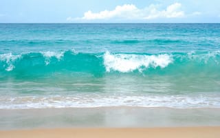 Обои песок, beach, blue, summer, лето, пляж, море, волны, wave, sand, sea