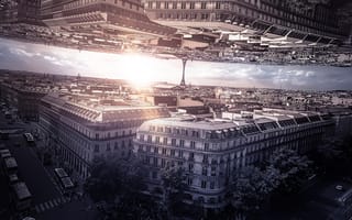 Картинка по мотивам фильма, Inception, Париж