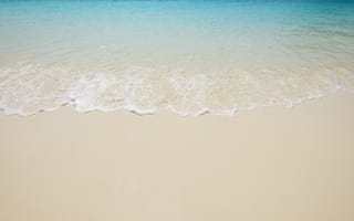 Картинка песок, море, sand, лето, wave, beach, summer, seascape, волны, blue, пляж, sea