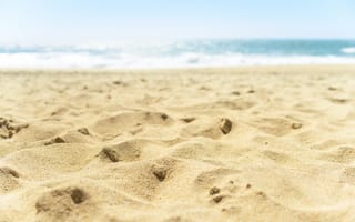 Картинка песок, море, sand, sea, beach, волны, seascape, wave, пляж, summer, blue, лето