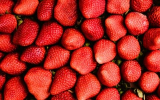 Обои ягоды, клубника, strawberry, красные, fresh, berries, wood, спелая, sweet