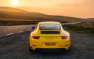 Картинка 911, Carrera T, Coupe, вид сзади, 2018, Porsche