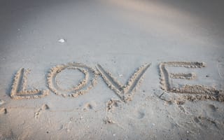 Обои песок, лето, sand, sea, любовь, пляж, romantic, love, summer, beach
