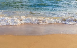 Картинка песок, море, лето, sea, summer, beach, пляж, seascape, волны, берег, sand, wave