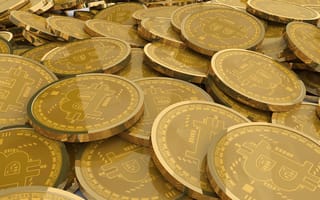 Картинка блеск, монеты, bitcoin, биткоин, coins, бежевый, лого