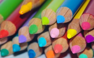 Обои карандаши, грифель, рисование, цвет