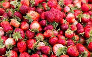 Картинка ягоды, красные, клубника, berries, sweet, strawberry, fresh, спелая