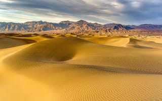 Обои песок, пустыня, горы, дюны