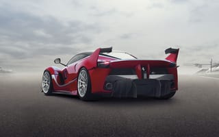 Картинка Ferrari, Феррари, вид сзади, суперкар, FXX K