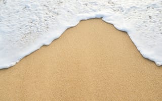 Картинка песок, море, sea, пляж, лето, волны, summer, beach
