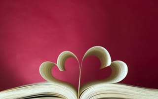 Обои book, heart, сердце, любовь, love, книга