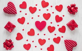 Картинка любовь, love, valentine's day, wood, сердечки, heart, сердце, romantic, red, подарок