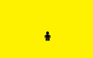 Картинка Lego, yellow, black