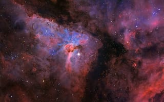 Картинка Туманность Киля, NGC3372, космос, звёзды, пространство, созвездие, мироздание