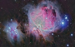 Картинка туманность, звёзды, Ориона, созвездие, мироздание, космос, пространство