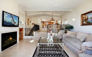 Обои интерьер, камин, гостиная, ковер, дизайн, телевизор, диван