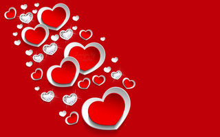 Картинка Design by Marika, бриллианты, сердце, red, romantic, heart, diamonds, love