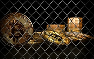 Картинка сетка, биткоин, bitcoin, ban, btc, coins, grid