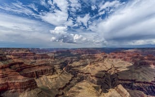 Картинка grand canyon, arizona, cloud, usa, rock