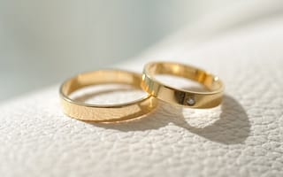 Картинка золото, свадьба, украшение, кольца