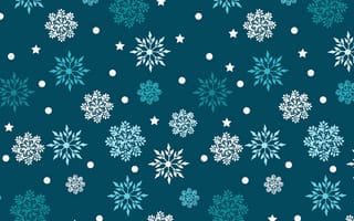 Картинка зима, голубой, snow, blue, снег, снежинки, winter, snowflakes, Christmas