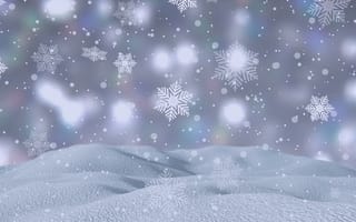 Обои зима, winter, снежинки, Christmas, snow, snowflakes, снег