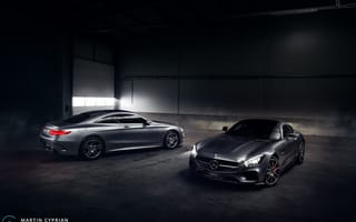 Картинка Mercedes-Benz, car, AMG, ангар, GT, S500