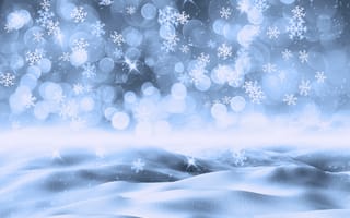 Картинка зима, snow, snowflakes, снег, winter, Christmas, снежинки