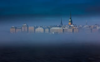 Картинка туман, Швеция, Стокгольм
