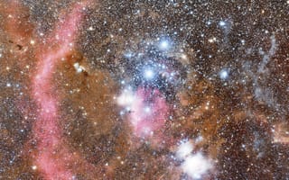 Картинка Орион, мироздание, созвездие, звёзды, пространство, космос