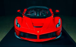 Картинка Ferrari, Supercar, Power, Front, Color, LaFerrari, Hot, Red