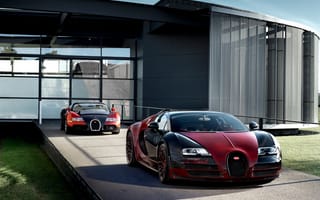Картинка Bugatti Veyron, supercar, hypercar, Grand Sport, Vitesse, La Finale