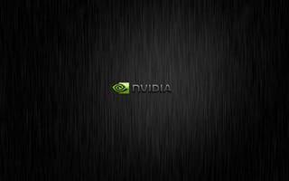 Картинка Nvidia, черный фон, black, компьютеры