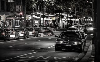 Картинка BMW, Город, E38, 7 Series, 740iL, БМВ