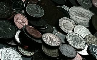 Обои монеты, макро, деньги, валюта