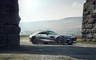Обои 2015, мерседес, GT S, Edition 1, AMG, Mercedes, C190, UK-spec, амг