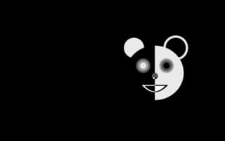 Обои арт, Panda, Marco Beghi, панда