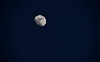 Картинка луна, небо, ночь
