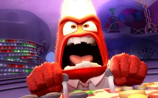 Картинка Головоломка, Inside Out, Pixar, animation, Гнев, Anger, мультфильм, эмоция, Disney