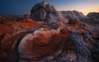 Картинка природа, Уайт Покет, национальный заповедник Вермилион Клиффс, Аризона, Юта, скалы, США