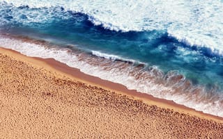Картинка берег, море, nature, пляж, песок, волны