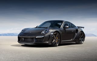 Обои 2015, 991, 911, Turbo, Stinger, порше, TopCar, Porsche, GTR, Carbon Edition