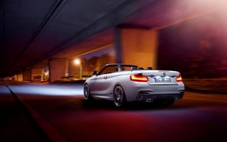 Картинка BMW, Rear, AC-Schnitzer, Cabrio, M235i, Germany, White